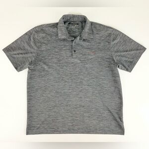 Greg Norman Men's Heather Gray Polo Shirt Size XXXL